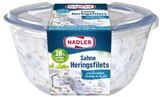 Sahne Heringsfilet oder Edle Matjesfilets im Angebot bei REWE in Velbert Sahne Heringsfilet oder Edle Matjesfilets Angebote von Nadler bei REWE Velbert für 2,79 €