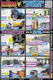 Gartenhaus Angebot im aktuellen Norma Prospekt auf Seite 15