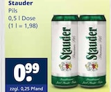 Pils im Angebot bei Getränkewelt in Dülmen Pils Angebote von Stauder bei Getränkewelt Dülmen für 0,99 €