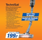 TECHNIMAX AS7 Akku-Handstaubsauger mit Wischfunktion von TechniSat im aktuellen expert Prospekt für 199,00 €