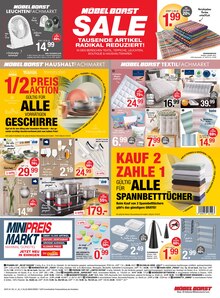 Bettwäsche im Möbel Borst Prospekt "UNSER TIEFPREISVERSPRECHEN, 100% GARANTIERT." mit 10 Seiten (Ulm)