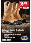 Bottes de sécurité de pétrolier Gravel havane - Screwfix à Dunkerque Bottes de sécurité de pétrolier Gravel havane en promo chez Screwfix Dunkerque à 35,99 €
