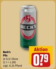 Aktuelles Beck’s Pils Angebot bei REWE in Alsdorf ab 0,79 €