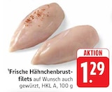 EDEKA Salach - Frische Hähnchenbrustfilets Angebot im Prospekt Frische Hähnchenbrustfilets bei EDEKA im Salach Prospekt für 1,29 €