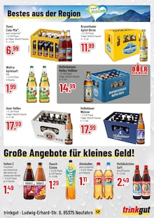 Cola im Trinkgut Prospekt "Neufahrns größter Getränkemarkt!" mit 4 Seiten (Freising)