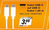 expert Plauen - Kabel USB-C auf USB-C Kabel Angebot im Prospekt Kabel USB-C auf USB-C Kabel bei expert im Plauen Prospekt für 3,99 €