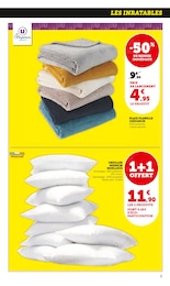 Prix et réduction Oreiller dans le prospectus Super U en cours Offre Oreiller dans le catalogue Super U du moment à la page 3
