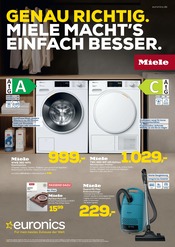 Ähnliche Kaffeemaschine Angebote im Prospekt "GENAU RICHTIG. MIELE MACHT'S EINFACH BESSER." von EURONICS in Buxtehude Ähnliche Angebote wie Kaffeemaschine im Prospekt "GENAU RICHTIG. MIELE MACHT'S EINFACH BESSER." auf Seite 1 von EURONICS in Buxtehude