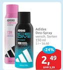 Control Deo-Spray im budni Prospekt Control Deo-Spray von Adidas im aktuellen budni Prospekt für 2,49 €
