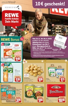 REWE Wilhelmshaven Prospekt der aktuellen Woche, gültig von 24.11.2025 bis 29.11.2025 Aktueller REWE Wilhelmshaven Prospekt "Dein Markt" mit 34 Seiten