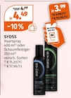 Haarspray von Syoss für 3,99 € bei Müller im Angebot Haarspray von Syoss im aktuellen Müller Prospekt