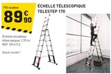 Tout Faire Plélan-le-Grand - Promo Échelle télescopique Telestep 170 Promo Échelle télescopique Telestep 170 à 89,90 € dans le catalogue Tout Faire à Plélan-le-Grand