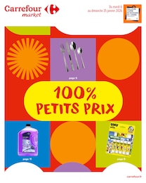 Prospectus Carrefour Market à Azerables: "100% PETITS PRIX", 13} pages, 06/01/2026 - 25/01/2026