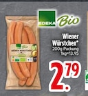Wiener Würstchen im Angebot bei EDEKA in Ravensburg Wiener Würstchen Angebote von EDEKA Bio bei EDEKA Ravensburg für 2,79 €