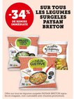 -34% de remise immédiate sur tous les légumes surgelés PAYSAN BRETON - PAYSAN BRETON - Super U à Les Mureaux -34% de remise immédiate sur tous les légumes surgelés PAYSAN BRETON - PAYSAN BRETON en promo chez Super U Les Mureaux