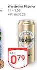 Pilsener Angebote von Warsteiner bei GLOBUS Rostock für 0,79 €