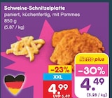 Aktuelles Schweine-Schnitzelplatte Angebot bei Netto Marken-Discount in Hamburg ab 4,49 €