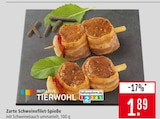 Zarte Schweinefilet-Spieße im Angebot bei Marktkauf in Rodgau Zarte Schweinefilet-Spieße Angebote von INITIATIVE TIERWOHL bei Marktkauf Rodgau für 1,89 €