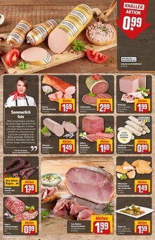 Wurst im REWE Prospekt "Dein Markt" mit 34 Seiten (Ludwigshafen (Rhein))
