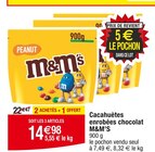 Cacahuètes enrobées chocolat - M&M’S en promo chez Cora Saint-Dizier à 14,98 €