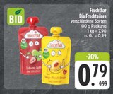 Bio Fruchtpüree Erdbeere-Apfel im Angebot bei E center in Schweinfurt Bio Fruchtpüree Erdbeere-Apfel Angebote von FruchtBar bei E center Schweinfurt für 0,79 €