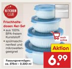 Frischhaltedosen 4er-Set im Netto Marken-Discount Prospekt Frischhaltedosen 4er-Set von Kitchen Club im aktuellen Netto Marken-Discount Prospekt für 6,99 €