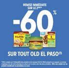 Intermarché Contact Baillargues - Promo -60% remise immédiate sur le 2ème sur tout OLD EL PASO Promo -60% remise immédiate sur le 2ème sur tout OLD EL PASO à dans le catalogue Intermarché Contact à Baillargues