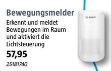 Bewegungsmelder bei BAUHAUS in Lünen Bewegungsmelder im Angebot bei BAUHAUS Lünen für 57,95 €
