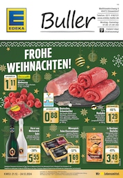 EDEKA Prospekt für Düsseldorf: "Aktuelle Angebote", 16 Seiten, 21.12.2024 - 24.12.2024