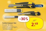 Cuttermesser-Set im aktuellen ROLLER Prospekt