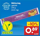 Blätterteig im Angebot bei Netto Marken-Discount in Salzgitter Blätterteig Angebote von Genuss Welt bei Netto Marken-Discount Salzgitter für 0,89 €