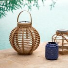 Lanterne solaire led effet rotin dans le catalogue B&M