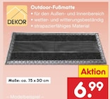 Teppich im Netto Marken-Discount Prospekt Outdoor-Fußmatte von Dekor im aktuellen Netto Marken-Discount Prospekt für 6,99 €