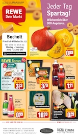 Coca Cola im REWE Prospekt in Bocholt Aktueller REWE Prospekt mit Coca Cola, "Dein Markt", Seite 1