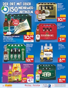 Bier im Netto Marken-Discount Prospekt "Aktuelle Angebote" mit 62 Seiten (Halberstadt)