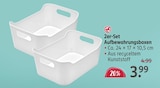 2er-Set Aufbewahrungsboxen Angebote bei Rossmann Eberswalde für 3,99 €