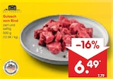 Gulasch vom Rind von GUT PONHOLZ für 6,49 € bei Netto Marken-Discount im Angebot Gulasch vom Rind von GUT PONHOLZ im aktuellen Netto Marken-Discount Prospekt