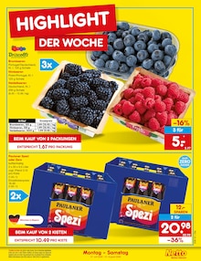 Bier im Netto Marken-Discount Prospekt "Aktuelle Angebote" mit 76 Seiten (Ravensburg)
