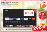 55 Zoll 4K UHD Smart-TV im Angebot bei Netto Marken-Discount in Erfurt 55 Zoll 4K UHD Smart-TV Angebote von JVC bei Netto Marken-Discount Erfurt für 299,99 €