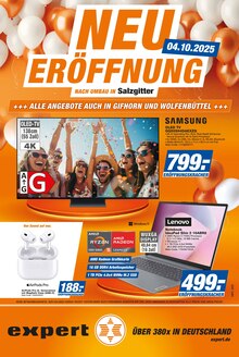 Fernseher im expert Prospekt "Top Angebote" mit 8 Seiten (Wolfsburg)