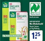 Bio-Dinkelmehl Vollkorn von Nur Nur Natur im aktuellen ALDI SÜD Prospekt für 1,25 €