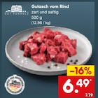 Gulasch vom Rind von GUT PONHOLZ im aktuellen Netto Marken-Discount Prospekt für 6,49 €