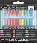 Lot De 12 Marqueurs À Peinture Acrylique Tooli-art - Pointe Extra-fine 07 Mm - Metallics - Tooli-Art - Cultura Lot De 12 Marqueurs À Peinture Acrylique Tooli-art - Pointe Extra-fine 07 Mm - Metallics - Tooli-Art à 28,99 € dans le catalogue Cultura
