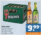 Berliner versch. Sorten bei Getränke Lehmann - Getränke A-Z im Prospekt "" für 9,99 €
