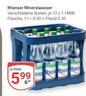 Mineralwasser im aktuellen Prospekt bei GLOBUS in Argenthal