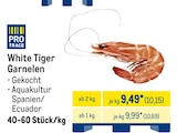 Aktuelles White Tiger Garnelen Angebot bei METRO in Saarbrücken ab 9,49 €