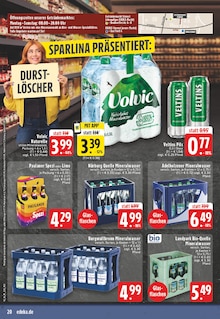 Volvic im EDEKA Prospekt "Aktuelle Angebote" mit 30 Seiten (Eschweiler)