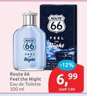 Feel the Night Angebote von Route 66 bei budni Norderstedt für 6,99 €