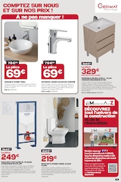 WC en promo dans le catalogue Gedimat à la page 11