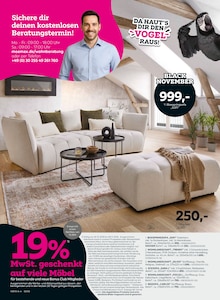 Sofa im mömax Prospekt "19% MwSt. auf viele Möbel" mit 14 Seiten (Heidelberg)